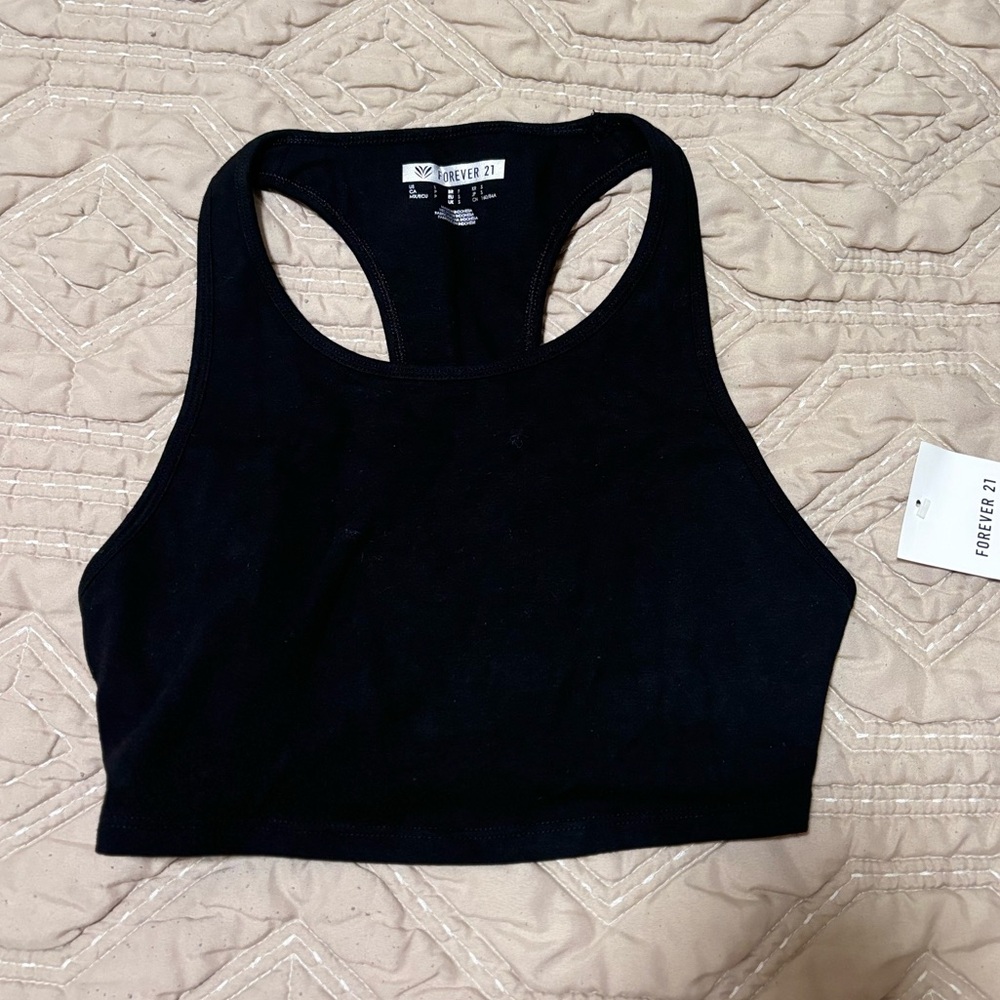 Forever 21 Black Crop Top